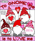 Cute Valentine Gnome clip art you'll love by DJ Inkers