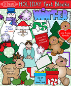 Text Blocks, Borders, Notes & Labels Clip Art - 7 Set Bundle