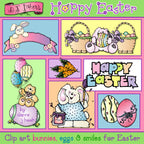 Hoppy Easter Clip Art Download