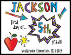Cool School Clip Art Snippets + Font, Borders & Backgrounds
