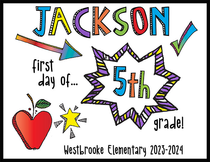 Cool School Clip Art Snippets + Font, Borders & Backgrounds