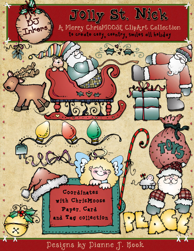 Jolly St. Nick Clip Art Download