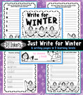 Just Write for Winter Printable Workbook Download