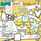 Fun black & white borders, doodles and clip art fun by DJ Inkers