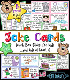 Fun printable joke cards for kids and lunch box jokes by DJ Inkers