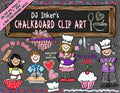Chalk & Crayon Kitchen Kids Clip Art Download