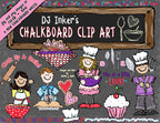 Chalk & Crayon Kitchen Kids Clip Art Download