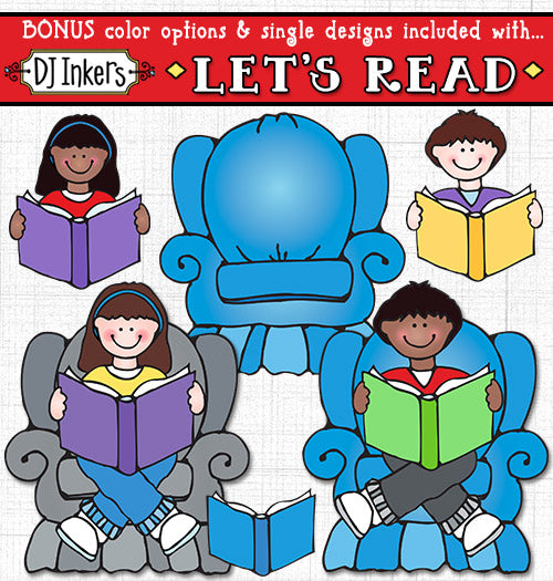 Let's Read Clip Art Download