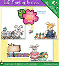 Lil' Spring Notes - Mini Borders Download