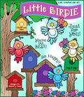 Cute little bird clip art for creating springtime smiles -DJ Inkers