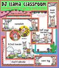 Borders and printables for your lovely Llama classroom theme by DJ Inkers