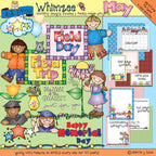 Whimsical clip art, borders and ideas for May by DJ Inkers
