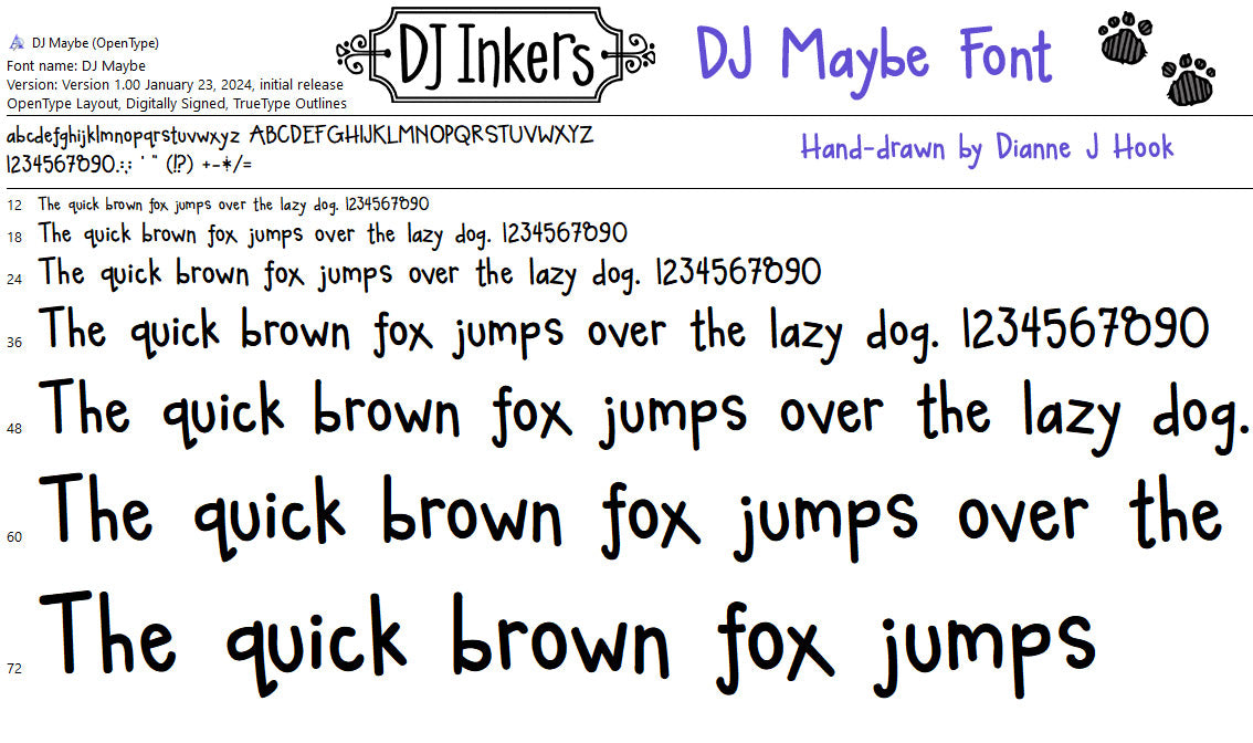 DJ Maybe Font Download