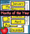 Months of the Year Printable Download