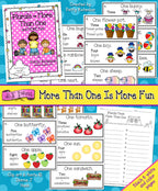 More Than One Is More Fun - Learning Plurals Activity Packet by DJ Inkers