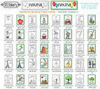 Sentence Building Bundle - Parts of Speech Flash Cards Collection