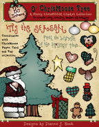 Chris-Moose Holiday Clip Art Collection -10 Download Bundle