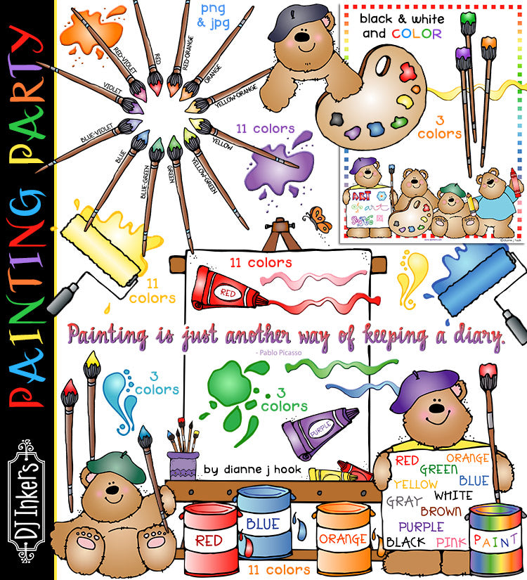 Painting Party Clip Art Download