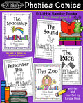 Phonics Comics Level 3 - I Can Read 5 Printable Mini Books