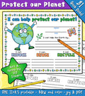 Protect our Planet Pledge and Earth Day Writing Prompts