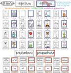 Sentence Building Bundle - Parts of Speech Flash Cards Collection