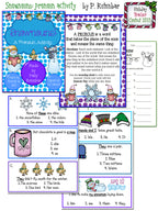 Snow Folks Winter Holiday Clip Art Download