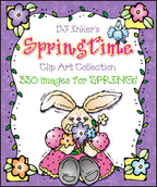 Springtime Clip Art Bundle - 5 Download Collection