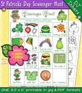 Fun St. Patrick's Day Scavenger Hunt for kids by DJ Inkers