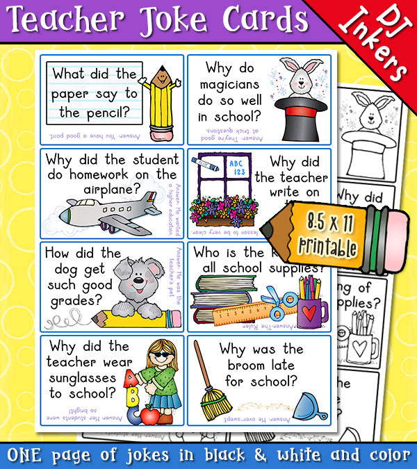 Teacher Jokes for Kids and silly smiles at school by DJ Inkers