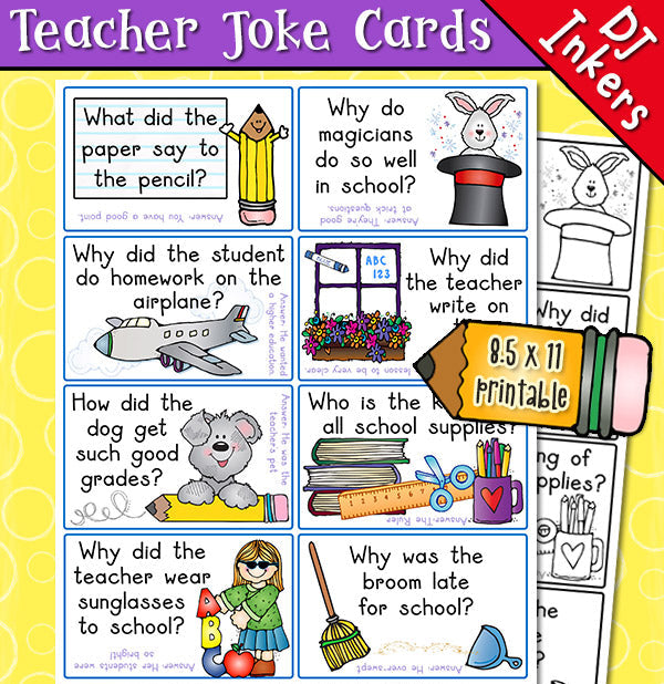 Teacher Jokes for Kids and silly smiles at school by DJ Inkers