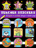 Teacher Stickers Digital or Printable Reward Art