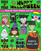 Halloween clip art for school, crafting, Halloween parties and decorating