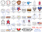 United States of America Clip Art for the USA Download