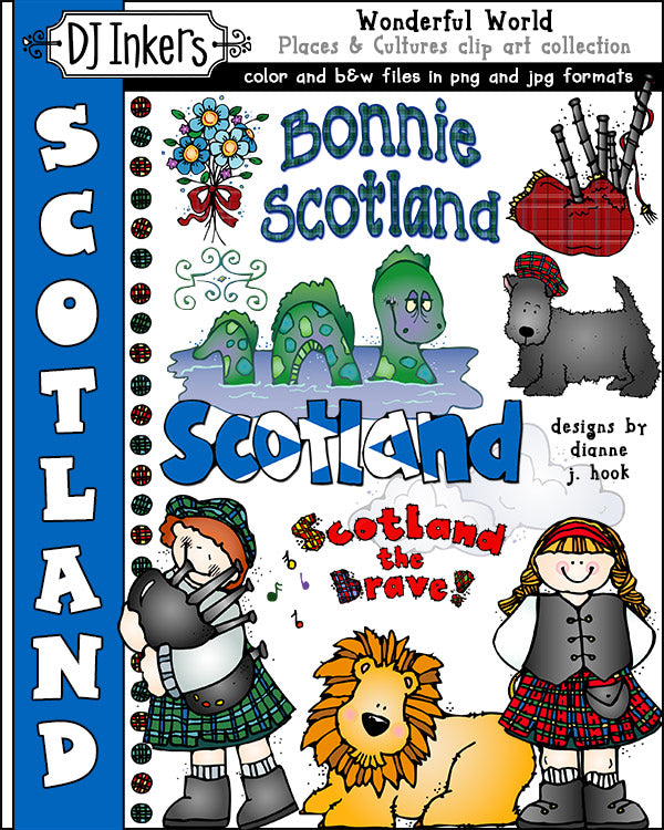 Scotland Clip Art - Wonderful World Download