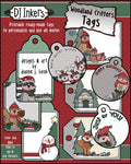 Woodland Critters Printable Gift Tags Download
