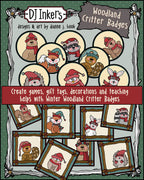 Woodland Critters Printable Badges and Buttons Download