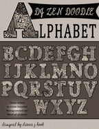 DJ Zen-Doodle Alphabet Clip Art Download