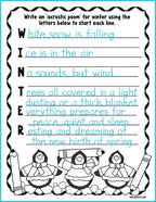 Just Write for Winter Printable Workbook Download
