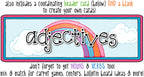 Adjectives Flash Cards vol. 2 - Sentence Building, Parts of Speech