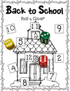 Back to School Roll & Cover dice game