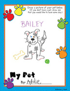 Pets Bulletin Board, Borders and Clip Art Kit