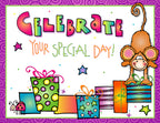 Monkey Birthday Party Clip Art Download