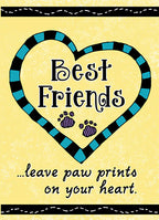 Paw Prints - Single Smiles Clip Art Image