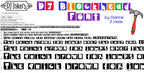 A playful, bold block letter font by DJ Inkers