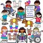 Bonus skin tones for diversity clip art by DJ Inkers