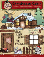 Chris-Moose Holiday Clip Art Collection -10 Download Bundle