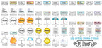 El Clima - Weather Clip Art Headers in Spanish