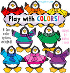 Penguin Play Clip Art Download
