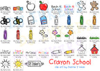 Crayon School Clip Art Download