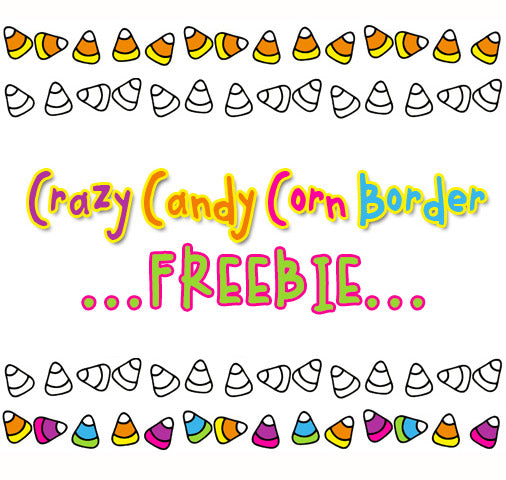 Crazy Candy Corn Clip Art Freebie